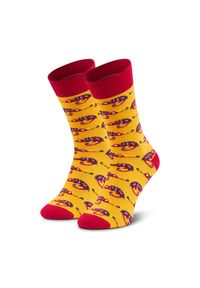 Skarpety Wysokie Męskie Dots Socks. Kolor: żółty #1