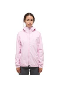 Haglöfs - Kurtka przeciwdeszczowa damska L.I.M Proof Jacket. Kolor: różowy