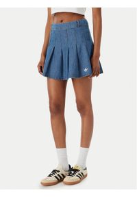 Adidas - adidas Spódnica jeansowa KD5523 Niebieski Regular Fit. Kolor: niebieski. Materiał: bawełna #1