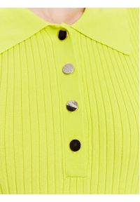 Morgan Sweter 231-MANGA Zielony Slim Fit. Kolor: zielony. Materiał: syntetyk, wiskoza