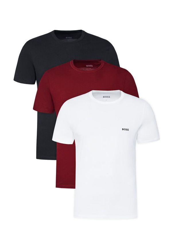 BOSS Komplet t-shirtów 50532468 Kolorowy Regular Fit. Materiał: bawełna. Wzór: kolorowy