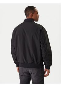 Karl Lagerfeld - KARL LAGERFELD Kurtka bomber 505005 561533 Czarny Regular Fit. Typ kołnierza: dekolt w karo. Kolor: czarny. Materiał: syntetyk #4