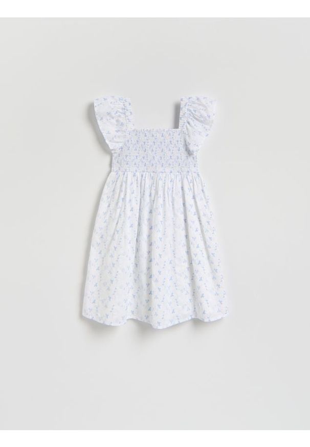 Reserved - Bawełniana sukienka - wielobarwny. Materiał: bawełna