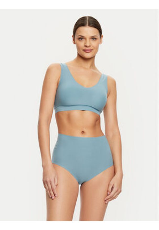 Chantelle Figi klasyczne Soft Stretch C11370 Szary. Kolor: szary. Materiał: syntetyk