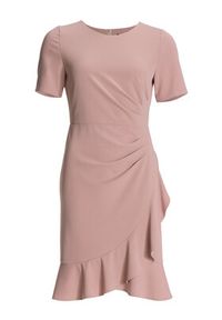 Swing Sukienka koktajlowa 5AH04800 Różowy Regular Fit. Kolor: różowy. Materiał: syntetyk. Styl: wizytowy #2