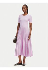 BOSS Sukienka codzienna Fadridi 50535658 Fioletowy Regular Fit. Okazja: na co dzień. Kolor: fioletowy. Materiał: syntetyk. Typ sukienki: proste. Styl: casual #3