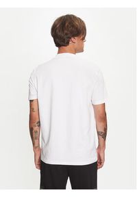 Karl Lagerfeld - KARL LAGERFELD T-Shirt 755059 544221 Biały Regular Fit. Typ kołnierza: dekolt w karo. Kolor: biały. Materiał: bawełna