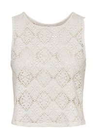 JDY Top Eva 15351499 Biały Regular Fit. Kolor: biały. Materiał: syntetyk #5