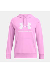 Bluza damska Under Armour Rival Fleece Big Logo Hoody. Kolor: różowy