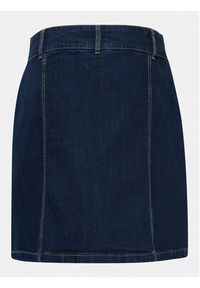 Fransa Spódnica jeansowa 20612738 Granatowy Regular Fit. Kolor: niebieski. Materiał: bawełna #3
