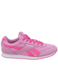 Buty do chodzenia dla dzieci Reebok Royal Classic Jogger 2. Zapięcie: sznurówki. Kolor: różowy. Materiał: syntetyk, tkanina, materiał. Szerokość cholewki: normalna. Model: Reebok Classic, Reebok Royal. Sport: turystyka piesza