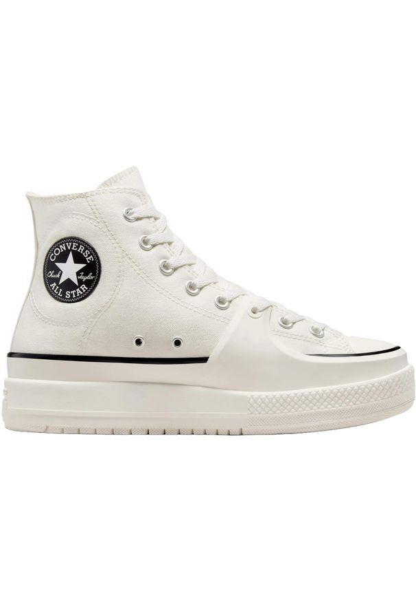 Trampki Converse Chuck Taylor All Star Construct, Dla obu płci. Kolor: biały. Materiał: materiał. Model: Converse All Star