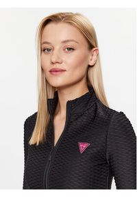 Guess Bluza V3YQ16 KBOA2 Czarny Slim Fit. Kolor: czarny. Materiał: syntetyk #4