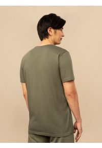 outhorn - T-shirt z nadrukiem męski. Okazja: na co dzień. Materiał: bawełna, jersey. Wzór: nadruk. Styl: casual #3