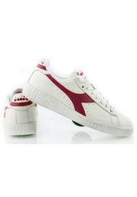 Buty sportowe Diadora Game L Low Waxed białe. Okazja: na co dzień. Kolor: czerwony. Materiał: skóra. Sport: turystyka piesza #1