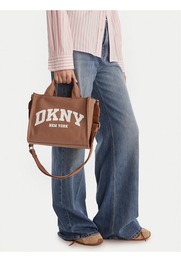 DKNY Torebka R41AOC80 Brązowy. Kolor: brązowy