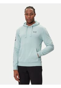 EA7 Emporio Armani Bluza 7M000569 AF13512 U9066 Niebieski Regular Fit. Kolor: niebieski. Materiał: bawełna #1