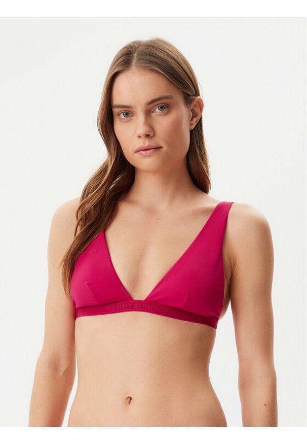 TOMMY HILFIGER - Tommy Hilfiger Góra od bikini UW0UW05802 Różowy. Kolor: różowy. Materiał: syntetyk