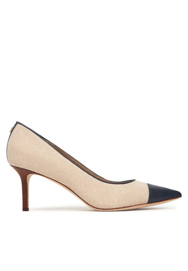 Lauren Ralph Lauren - LAUREN RALPH LAUREN Szpilki 802P10395002 Beżowy. Kolor: beżowy. Materiał: materiał. Obcas: na szpilce