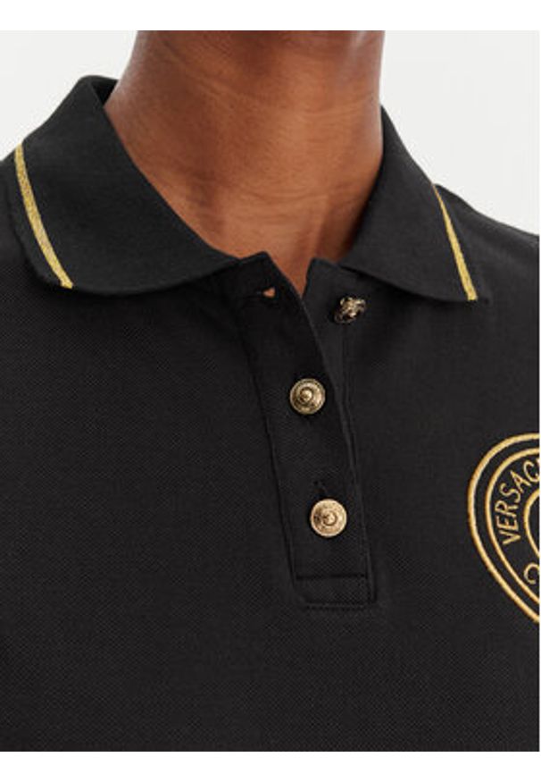 Versace Jeans Couture Polo 80HAGT02 CJ01T Biały Regular Fit. Typ kołnierza: polo. Kolor: biały. Materiał: bawełna