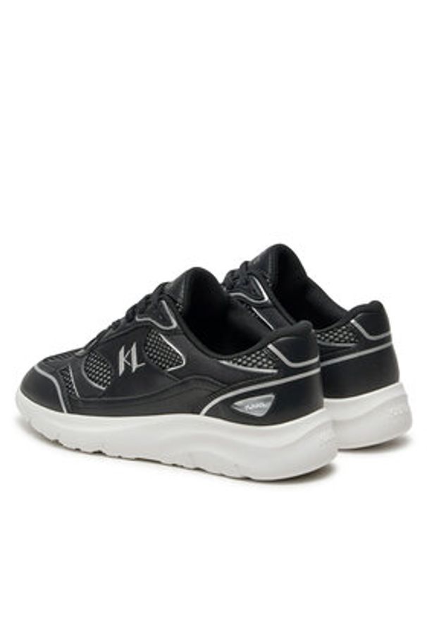 Karl Lagerfeld - KARL LAGERFELD Sneakersy KL63620 Czarny. Kolor: czarny. Materiał: skóra