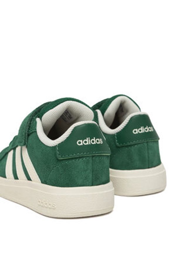 Adidas - adidas Sneakersy Grand Court 2.0 JR0776 Zielony. Kolor: zielony. Materiał: zamsz, skóra