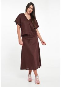 Ecoalf - Bluzka damska lniana Dora ECOALF. Materiał: len #4