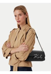 Karl Lagerfeld - KARL LAGERFELD Torebka B3W30012 Czarny. Kolor: czarny. Materiał: skórzane #1