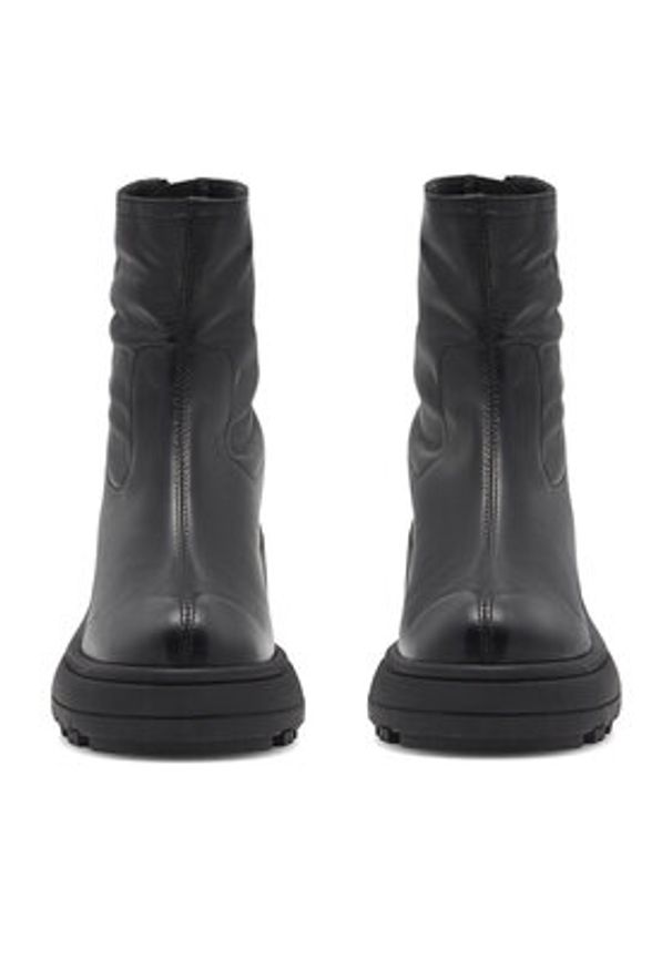 Badura Botki TAL-04 Czarny. Kolor: czarny. Materiał: skóra