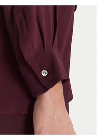 Marella Koszula Cabiria 2523116071 Bordowy Regular Fit. Kolor: czerwony. Materiał: acetat #2