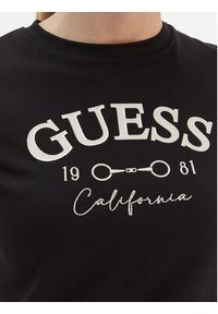 Guess T-Shirt V6RI02 J1314 Czarny Regular Fit. Kolor: czarny. Materiał: bawełna #4
