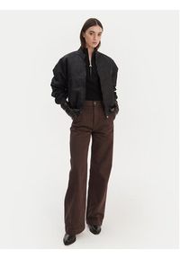 G-Star RAW - G-Star Raw Spodnie materiałowe Deck 2.0 D26432-E078 Brązowy Wide Leg. Kolor: brązowy. Materiał: bawełna #6