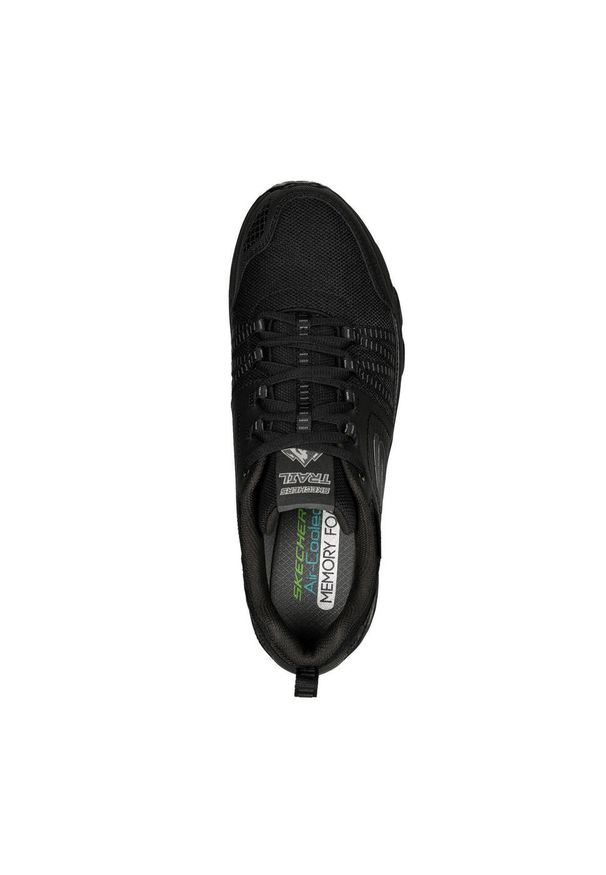skechers - Buty do chodzenia męskie Skechers Escape Plan. Zapięcie: sznurówki. Kolor: czarny. Materiał: syntetyk, skóra, materiał. Szerokość cholewki: normalna. Model: Skechers Sport. Sport: turystyka piesza
