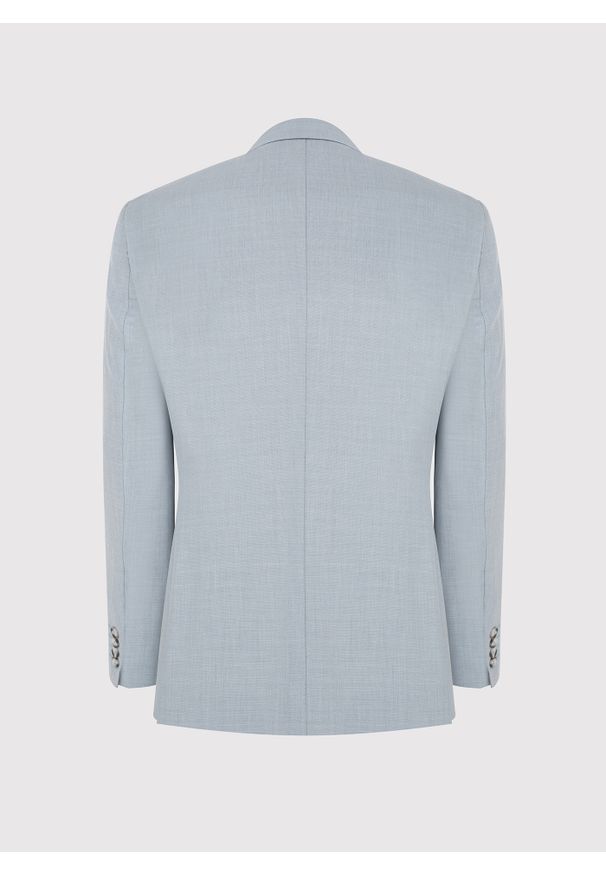 Pako Lorente - PAKO LORENTE – Błękitna marynarka garniturowa. Kolor: niebieski. Materiał: poliester, wiskoza. Wzór: gładki. Styl: młodzieżowy