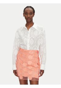 Bruuns Bazaar Koszula Feodory BBW4508 Biały Loose Fit. Kolor: biały. Materiał: bawełna