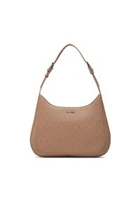 Calvin Klein Torebka Ck Must Shoulder Bag Md Epi Mono K60K610631 Brązowy. Kolor: brązowy. Materiał: skórzane #1