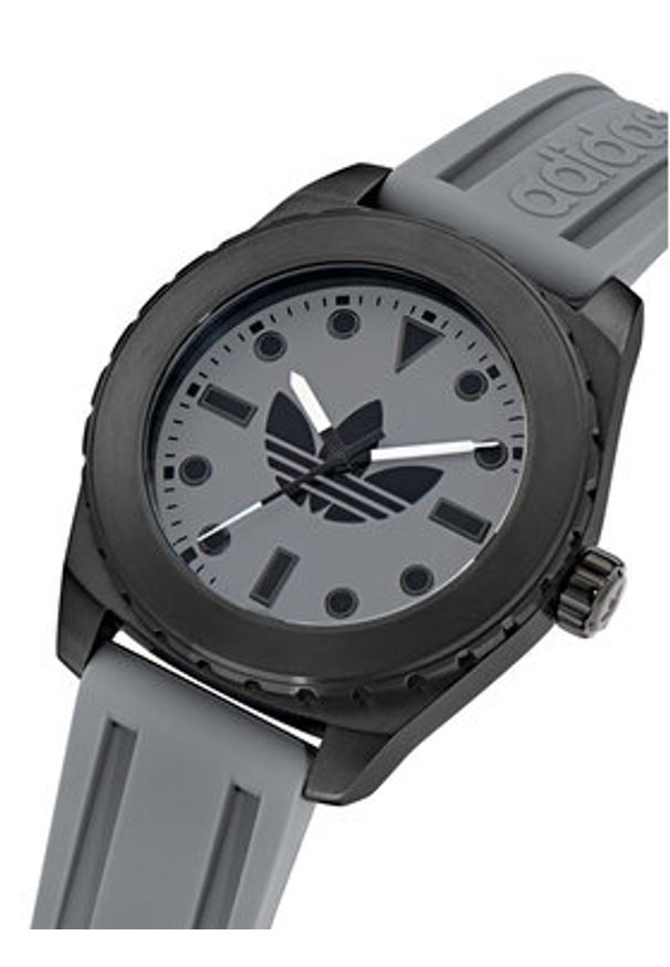 Adidas - adidas Zegarek Discoverer One AOSY25023 Czarny. Kolor: czarny. Materiał: syntetyk