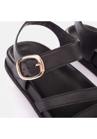 Marco Shoes Sandały Japonki Morgano czarne. Kolor: czarny. Materiał: skóra #4