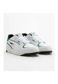 Buty do chodzenia męskie Puma Slipstream Bball. Zapięcie: sznurówki. Kolor: biały. Materiał: skóra. Szerokość cholewki: normalna. Sport: turystyka piesza