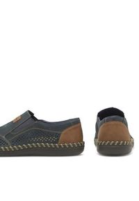 Rieker Półbuty B2466-14 Granatowy. Kolor: niebieski. Materiał: nubuk, skóra #6