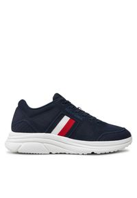 TOMMY HILFIGER - Sneakersy Tommy Hilfiger. Kolor: niebieski