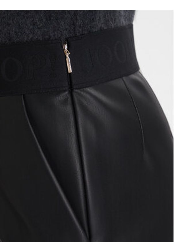 JOOP! Legginsy 58 254P58Patricia 30049668 Czarny Slim Fit. Kolor: czarny. Materiał: skóra