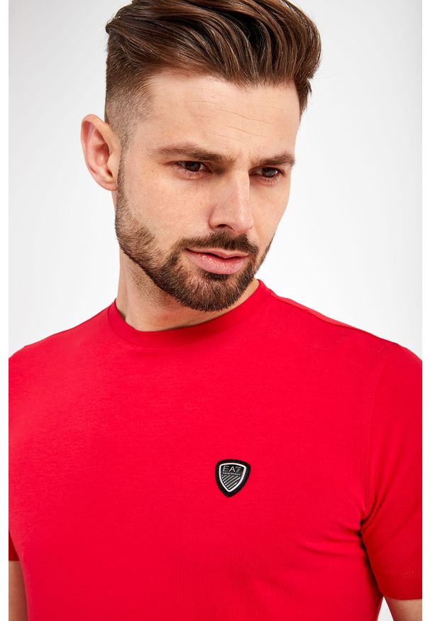 T-SHIRT EA7 Emporio Armani. Wzór: gładki, nadruk