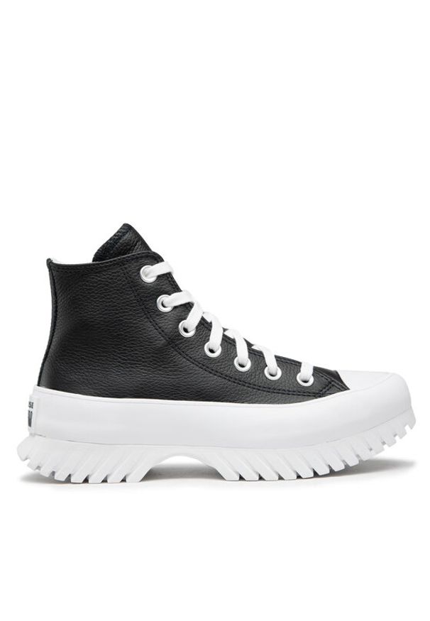Converse Trampki Chuck Taylor All Star Lugged 2.0 Hi A03704C Czarny. Kolor: czarny. Materiał: skóra