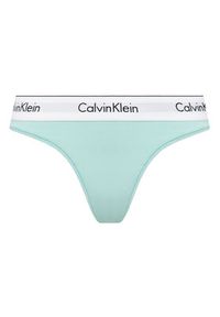 Calvin Klein Underwear Stringi 0000F3786E Zielony. Kolor: zielony. Materiał: bawełna #3
