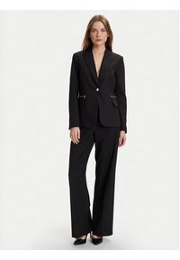 Morgan Marynarka 242-VBEKA.F Czarny Regular Fit. Kolor: czarny. Materiał: bawełna, syntetyk #4