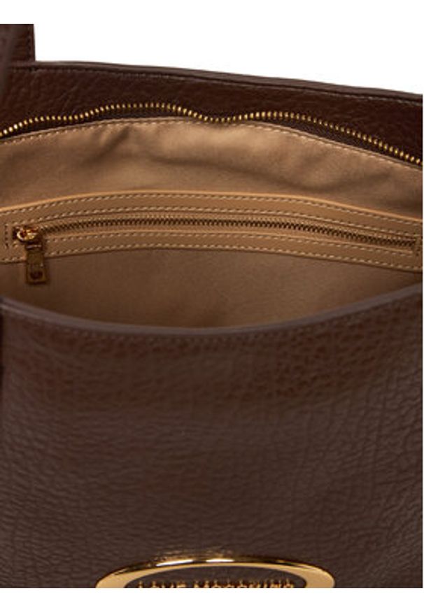 Love Moschino - LOVE MOSCHINO Torebka JC4337PP0NK1431A Brązowy. Kolor: brązowy. Materiał: skórzane
