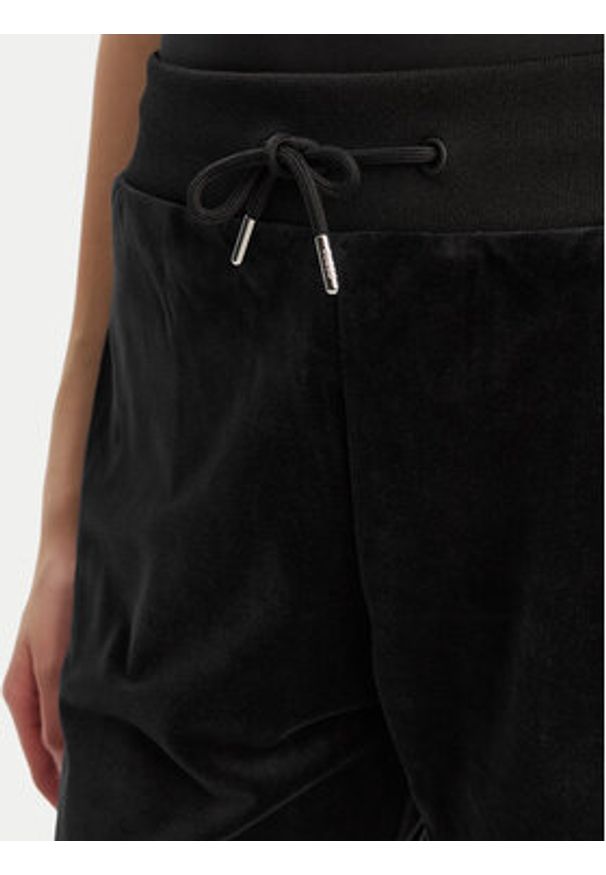 Guess Spodnie dresowe V3BB27 K0232 Czarny Regular Fit. Kolor: czarny. Materiał: syntetyk