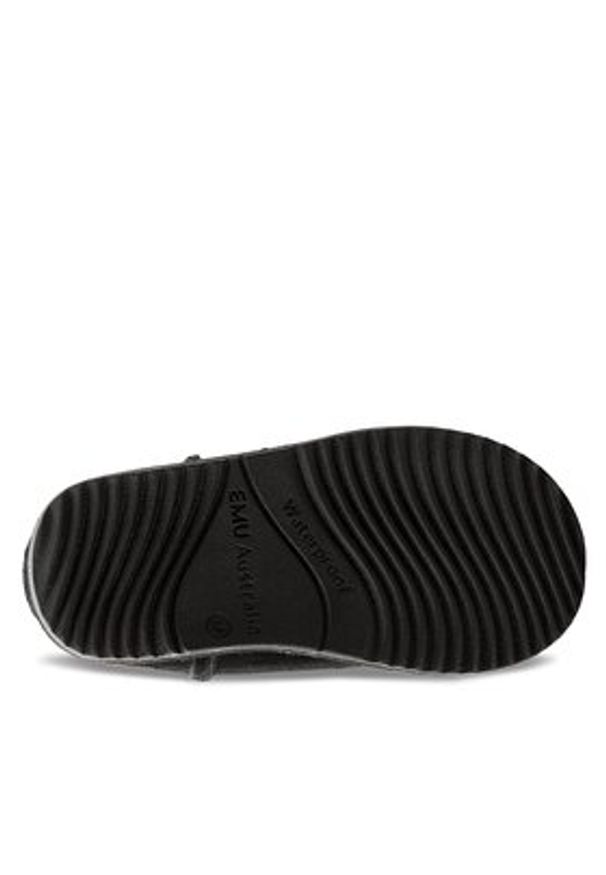 EMU Australia Śniegowce Brumby Lo K10773 Czarny. Kolor: czarny. Materiał: skóra, zamsz