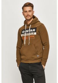 G-Star RAW - G-Star Raw - Bluza. Okazja: na co dzień. Kolor: zielony. Wzór: nadruk. Styl: casual #1